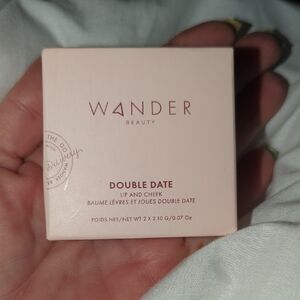 Wander Beauty Double Date Lip & Cheek — Soft Pink Compact